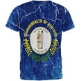 thumbnail image 2 of Kentucky Vintage Distressed State Flag All Over Mens T Shirt Multi LG, 2 of 2