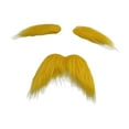 thumbnail image 4 of Bigote falso,Juego de bigotes falsos autoadhesivos Bigotes novedosos,Barbas postizas Cejas Bigotes postizos Pegar,Suministros para fiestas de disfraces de cosplay de Halloween, 4 of 8