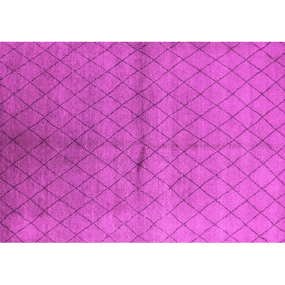 Ahgly Company Indoor Rectangle Oriental Pink Industrial Area Rugs, 8' x 12'