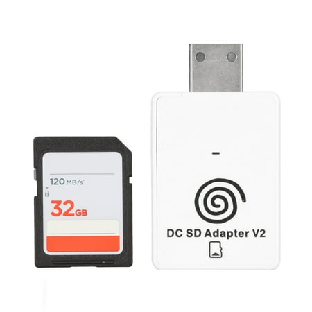 Image of Tersalle for DC Card Reader Storage Card Reader Adapter with CD for Sega Dreamcast Dreamshell V4.0 Game Machine Accessories