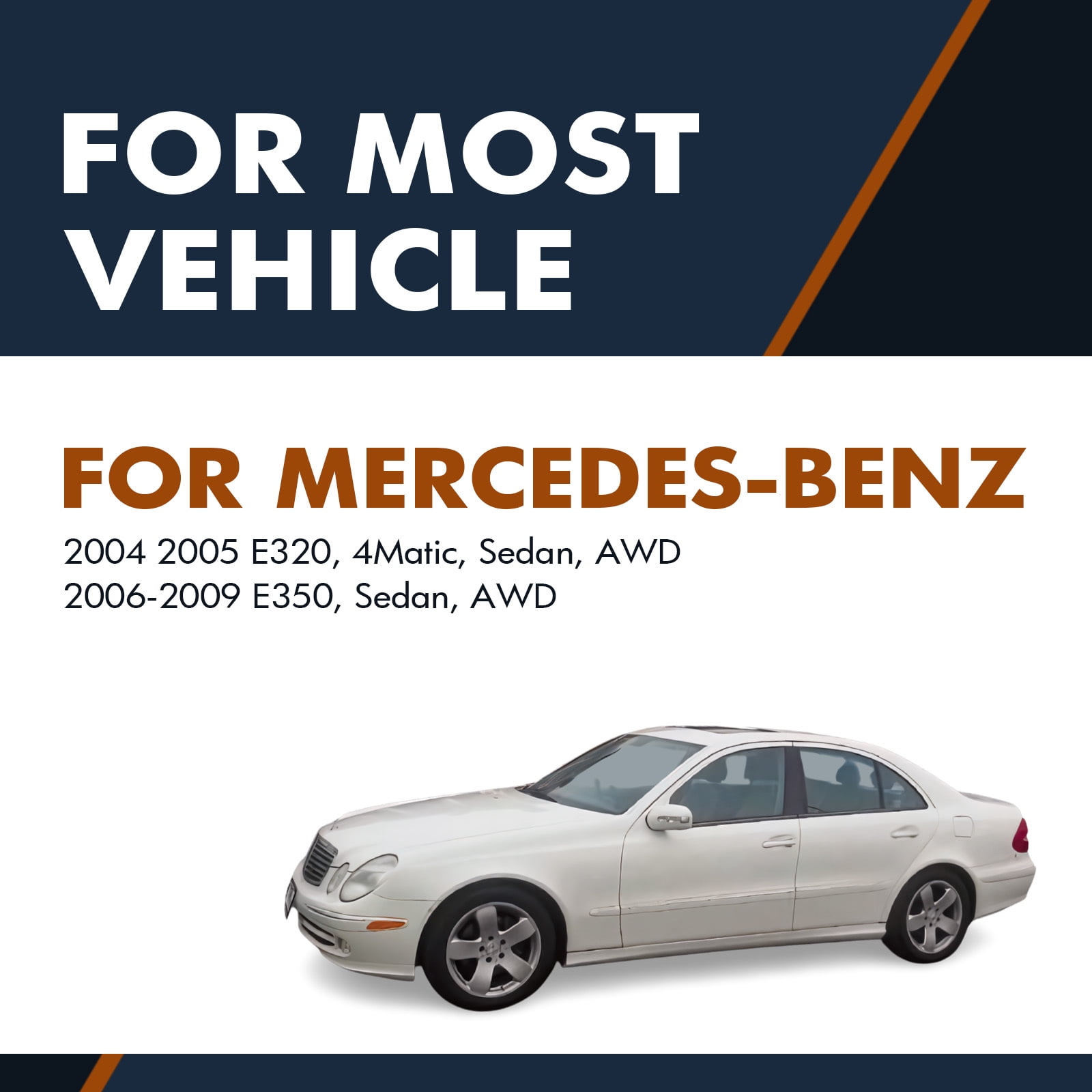 Rear Shock Absorber For 2004 2005 Mercedes-benz E320 4Matic Sedan AWD Monotube Performance Upgrade