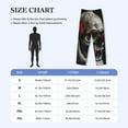 thumbnail image 4 of Susaid Realistic Rose Skull Print Mens Pajama Pants Set Sleep & Lounge Pants, PJ Bottoms with Pockets and Button Fly-XX-Large, 4 of 6