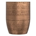 thumbnail image 2 of Simpli Home Johnsen 15 inch Wide Tribal Pattern Metal Accent Table in Antique Cooper Iron, Assembled, 2 of 9