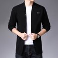 thumbnail image 2 of Vedolay Sweaters for Men Casual Knit Cardigan Sweaters Coats for Male 2023 Black,2XL, 2 of 5