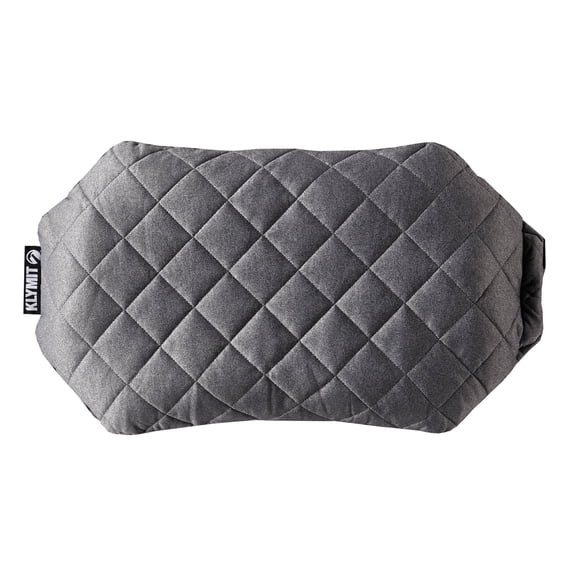 Klymit Luxe Camping Pillow, Ultrasoft Lightweight Adjustable Travel Pillow, Grey