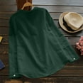 thumbnail image 4 of Turilly Clothes Sets for Women 2 Piece Womens Summer Casual Solid Color V-Neck Long Sleeve Tops Buttons Blouse, 4 of 4