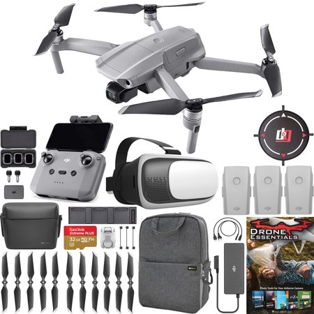 DJI CP.MA.00000167.03 Mavic Air 2 Drone Fly More Renewed 1 Year Warranty Bundle Black