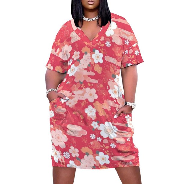 Vestido playero rosa con motivo de kimono japonés vestido holgado sin costuras con bolsillos vestidos largos para mujer vestido de noche vestidos de mujer para graduación