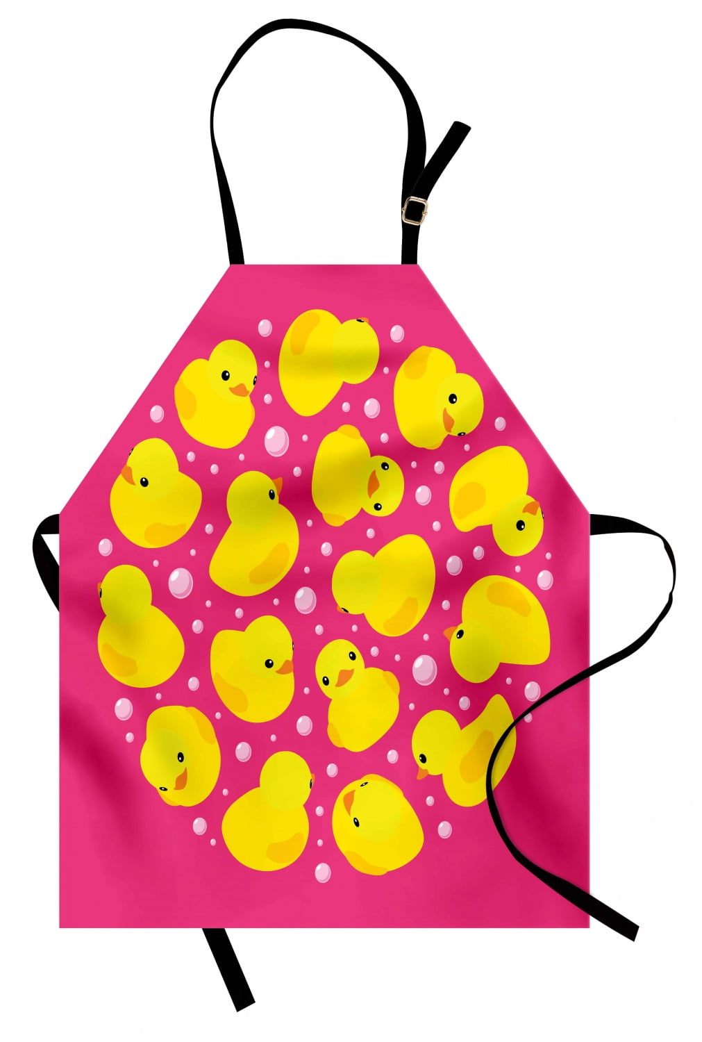 Rubber Duck Apron Fun Baby Duckies Circle Artsy Pattern Kids Bath Toys