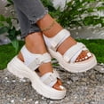 thumbnail image 5 of RUIYANQI Women's Espadrille Wedge Sandals - Denim Strap Platform Shoes, Adjustable Ankle Buckle Footwear, Trendy Summer Party Heels, Comfortable Casual Dress Sandals, 5 of 5