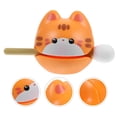 thumbnail image 2 of Dyfzdhu 1 Set Wood Guiro Instrument Toy Cat Shape LatinPercussion Instrument with Scrapers Frog Rasp Musical Instrument Tone Block for Education Toys, 2 of 8