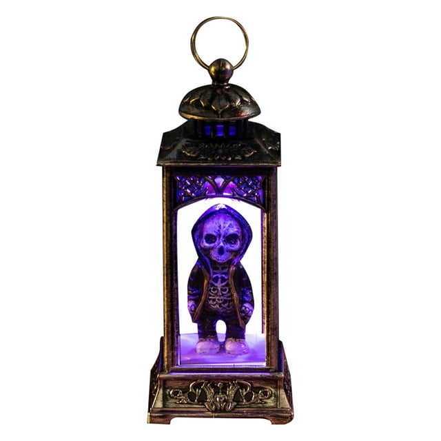 Halloween LED Skeleton Battery Operated Flameless Candle Light for Party Bar & Room Decorations