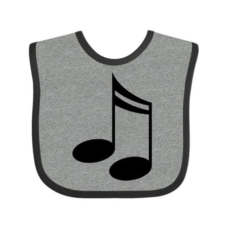 

Inktastic Music Notes for the Music Lover Gift Baby Boy or Baby Girl Bib