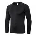 thumbnail image 5 of Minimanihoo Men Compression Elastic Shirts Long Sleeve Sports Tight Tops, 5 of 10