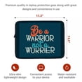 thumbnail image 5 of Be a Warrior Not a Worrier Dell 16" Sleeve - Funny Laptop Sleeve - Printed Laptop Sleeve with Zipper, 5 of 5