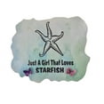 thumbnail image 2 of 3D Bedroom Wall Decal Sticker For Girls Custom Designs With 3D Butterfly Cute 3D Butterflies With A Big Dancing Starfish - Just A Girl That Loves Star Fish - Size: 26 In X 26 In, 2 of 4