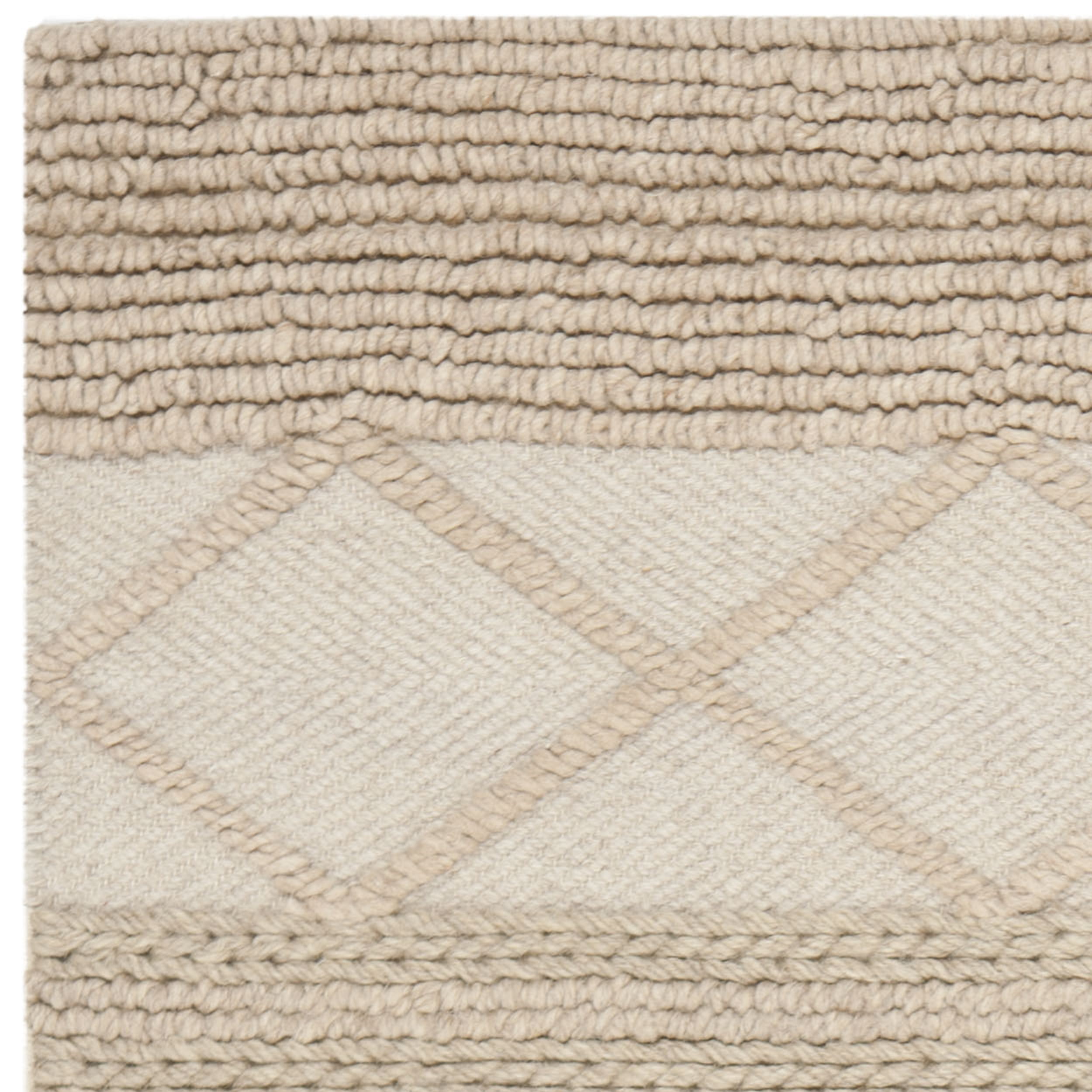 SAFAVIEH Natura Mildred Geometric Striped Area Rug, Beige, 11' x 15'