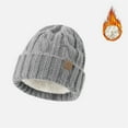 thumbnail image 2 of LEKODE Womens Beanies for Winter Hats for Women Brimless Hat Women Winter Hat Womens Winter Hat Brimless Hats Warm Hats for Women Gray One Size, 2 of 3