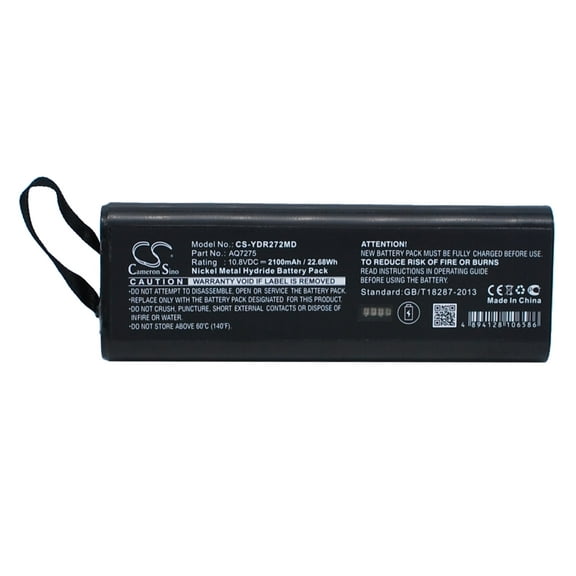 Battery for Yokogawa AQ7270 AQ-7270 AQ7275 AQ-7275 OTDR BDR15D DR15 CS-YDR272MD