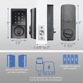 thumbnail image 5 of Keyless Smart Fingerprint Electronic Entry Door Lock Keypad Deadbolt, 5 of 5