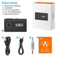 thumbnail image 4 of MiiLink LM101 Bluetooth 5.0 Car with 280mAh Battery, Hands-Free Calls & Built-in Mic, 20M Signal Range, Easy 5S Pairing, 3.5mm Audio Adapter & Cable Included, Compact 50x30x8mm Design for, 4 of 7