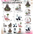 thumbnail image 2 of CoTa Global Sloth, Llama, Flamingo, Panda Snow Globe Set of 4 – Wild Animals Water Globe Figurines, Collectible Novelty Ornament for Home Decor, Gift for Birthdays, Christmas and Valentine – 45mm, 2 of 7