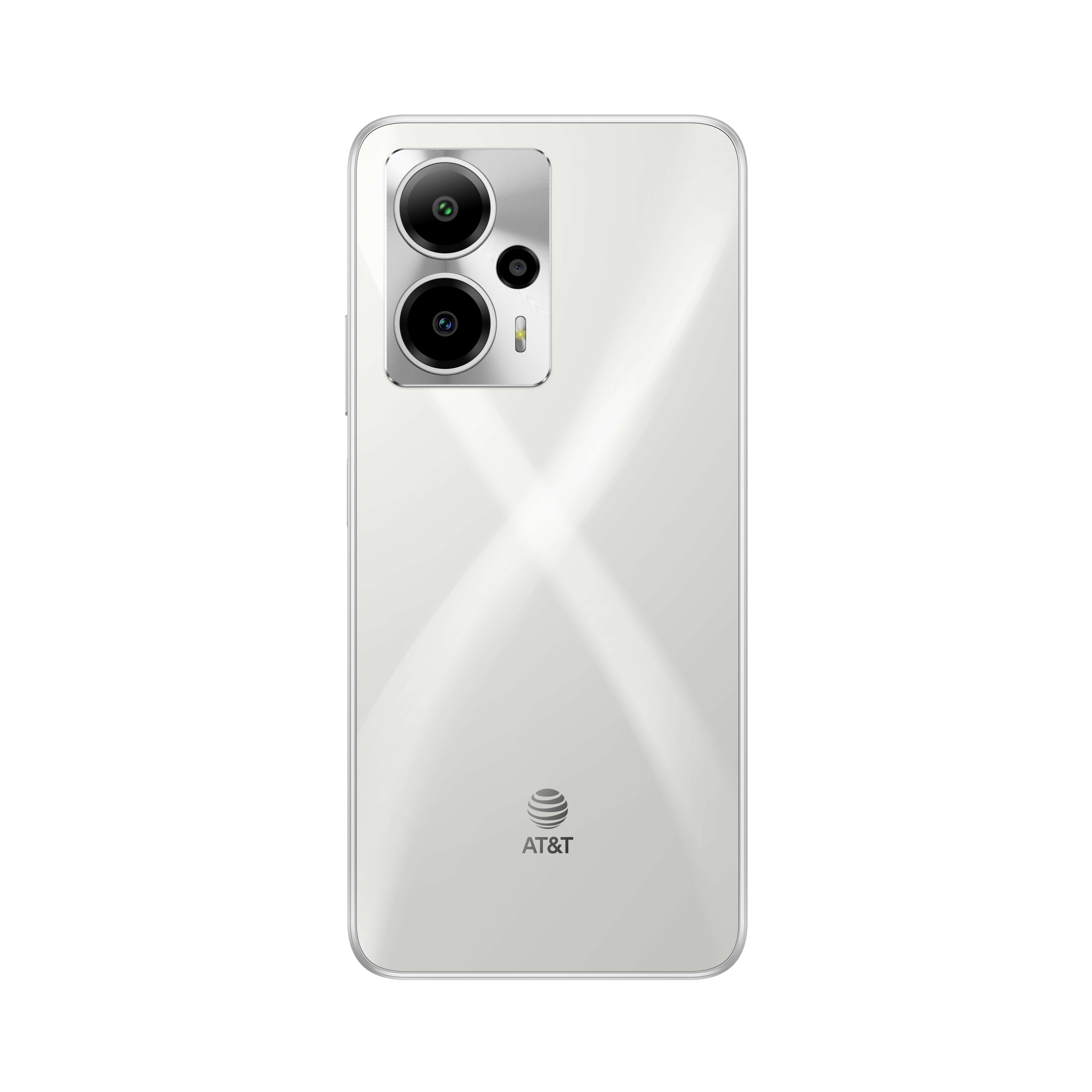 AT&T Motivate Pro 5G, 128GB, Pearl White - Prepaid Smartphone [Locked to AT&T]