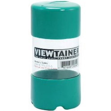 Viewtainer (6-Pack) 2" X 4" Black Storage Containers - Squeeze To Open, Perfect For Crafts, Hardware, Small Parts Organization