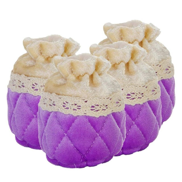 veasfak 4 Pieces Non Slip Chair Leg Floor Protectors Caps Cloth Socks