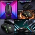 thumbnail image 2 of Mouse Gaming AOC Negro con 7 Botones Programables e Iluminación RGB, 2 of 6