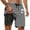 Z01-Grey, variant on YAYUBA Camo Swim Trunks Men 2 In 1 with Compression Liner Quick Dry Breathable Elastic Waist Drawstring Mens Bathing Suits Light Upf Multi Pockets Beach Swimwear