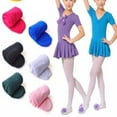 thumbnail image 2 of AMERTEER Collants en Coton Mignons pour Filles Bébés Enfants Bas Bas Ballet, 2 of 5
