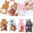 thumbnail image 5 of 20pcs Kawaii Candy Bag Cute Animal Rabbit Fox Lions Birthday Party Sweets Gift Bags Party Mini decorative bag, 5 of 5