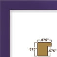 thumbnail image 4 of Craig Frames Confetti, 14 x 20 Inch Modern Purple Picture Frame Matted to Display a 11 x 17 Inch Photo, 4 of 4