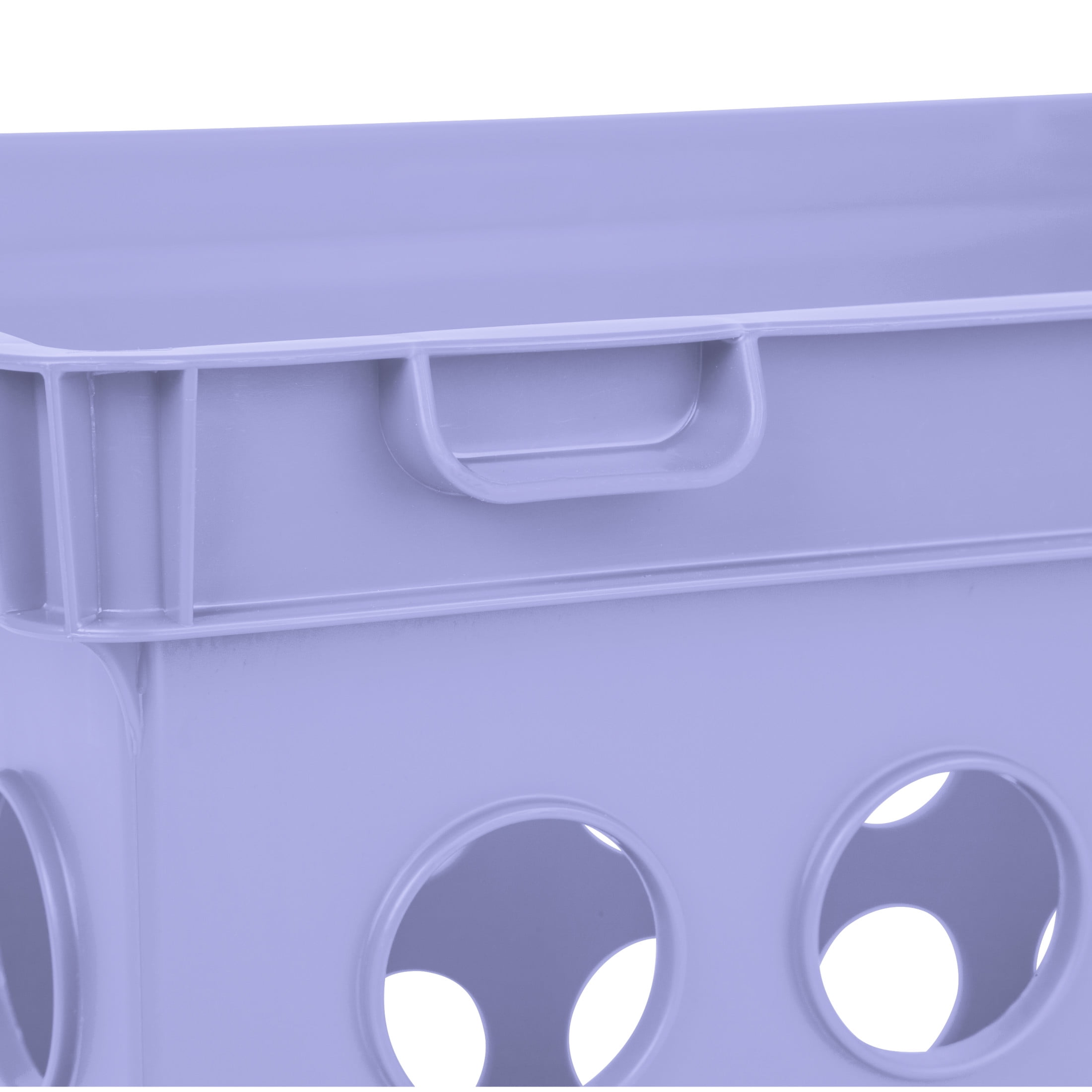 (6 pack) Sterilite File Crate Plastic, Spring Peri