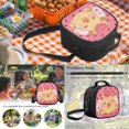 thumbnail image 6 of Yspwyqan Watermelon Capybara Backpack Set for School Kids, Lunch Box Set 4Pcs Large Capacity Polka Dot Front Pocket Trendy Daypack for Ages 8-15 Travel, 6 of 7