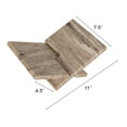 thumbnail image 2 of Bloomingville Decorative Marble Book Holder, Coastal Sands, 2 of 5