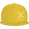 thumbnail image 2 of Xrp Ripple Flat Brim Hat Classic Fashion Trucker Adjustable Brim Baseball Cap for Men Women Black, 2 of 8