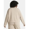 thumbnail image 2 of Avia Women's and Women's Plus ScubaKnit Quarter Zip Pullover, Sizes XS-4X, 2 of 5