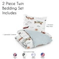 thumbnail image 6 of Sweet Jojo Designs Vintage Airplane Red and Blue Twin Comforter Set, 6 of 7