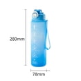 thumbnail image 3 of Termos para agua de 1000 ml fría con gradiente esmerilado para exteriores (azul), 3 of 8