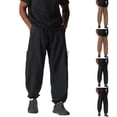 thumbnail image 1 of Styesk Men's Pants Men's Solid Color Drawstring Elastic Waistband Multi Pocket Workwear Pants, 1 of 7