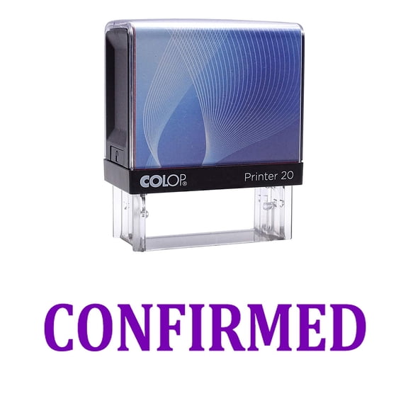 CONFIRMED Self Inking Rubber Stamp Custom Colop Office Stationary P20 Mini Stamper