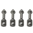 thumbnail image 1 of 4-6pack 4x Fishing Spear Nail Barbed Accessories Launch , Plata 4 piezas Sunnimix Clavo de horquilla de pesca tipo T, 1 of 8
