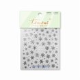 thumbnail image 6 of 2 Sheets Snowflake Nail Art Stickers Laser Christmas Snowflake Nail Stickers Winter Snowflake Shiny Rhinestone 5D Embossed Nail Decals Xmas Nail Art Decoration Supplies for Women, 6 of 8
