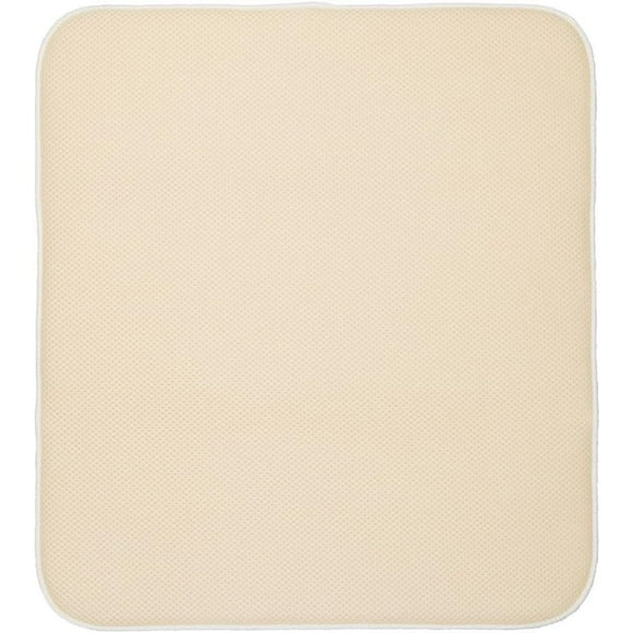 Alfombra de cocina InterDesign iDry, tamaño grande, color trigo/marfil, 45 x 40 cm