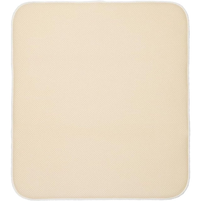 Alfombra de cocina InterDesign iDry, tamaño grande, color trigo/marfil, 45 x 40 cm