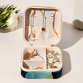 thumbnail image 6 of Easter Travel Portable Jewelry Organizer: Square Jewelry Box Storage Case and Display for Rings, Earrings, Necklaces, Bracelets, and More - Suitable for Girls and Women, 6 of 6