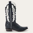 thumbnail image 2 of Women's Stetson Cheyenne Leather Boots Snip Toe Handcrafted Black, 2 of 6