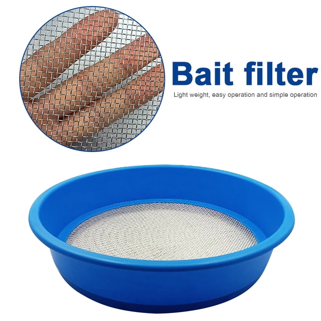 Tamiz De Cebos De Pesca Cebo de pesca Tamiz Malla Señuelos de acero inoxidable Filtro Carpa Aparejos de pesca Herramientas